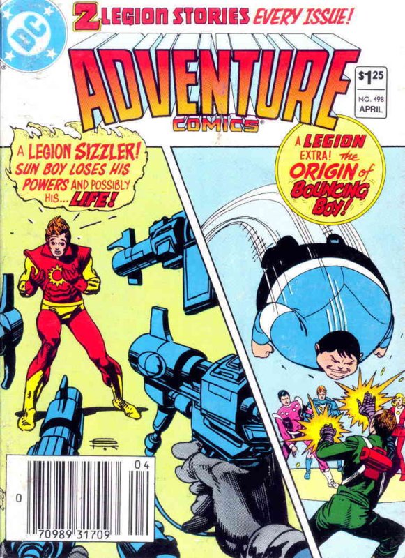 Adventure Comics #498 (Newsstand) VF ; DC | Legion of Super-Heroes
