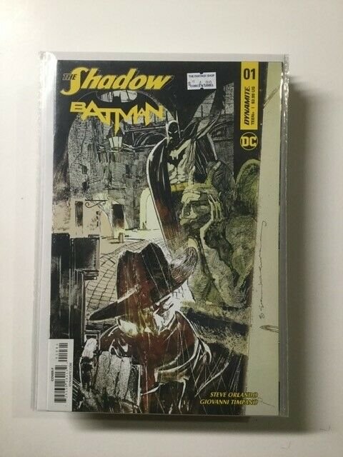 Shadow Batman 1 Variant Near Mint Dc Comics Dynamite HPA