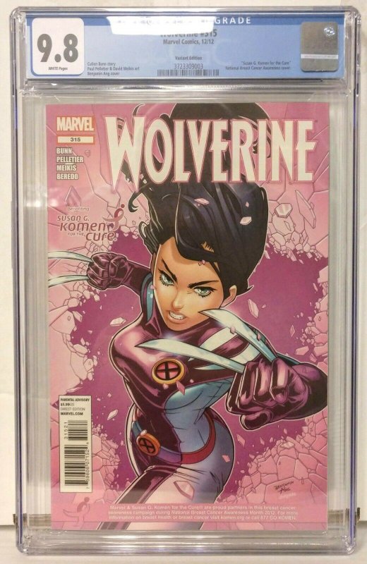 Wolverine #315 National Breast Cancer Awareness Variant