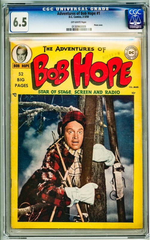 Adventures of Bob Hope #1 (1950) CGC 6.5! OW Pages!