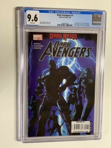 Dark Avengers 1 cgc 9.6 wp marvel 2009