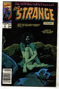 Doctor Strange #17--1990--ZOMBIE ORIGIN--Newsstand variant--NM-