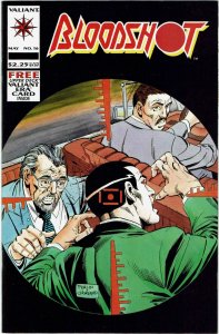 Bloodshot #16 (1993 v1) Valiant w/ Card Attached NM