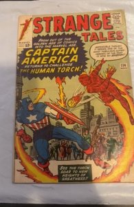 Captain Marvel #2 (1968)capt America vs human torch see descrip