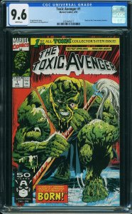 Toxic Avenger #1 (Marvel, 1991) CGC 9.6 - KEY