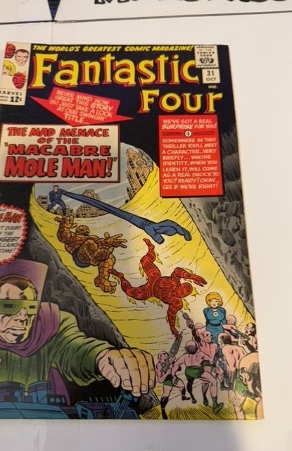Fantastic Four #31 (1964)menace of the moleman