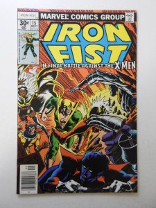 Iron Fist #15 (1977) VG+ Condition moisture stain