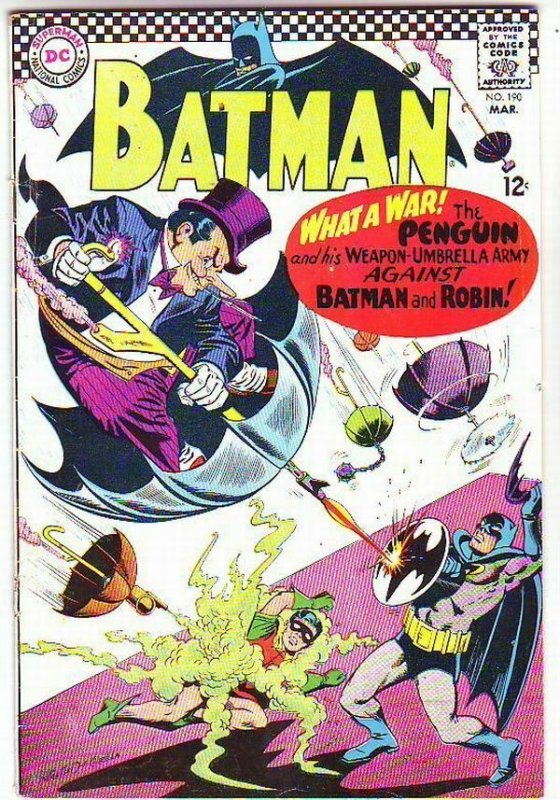 Batman #190 (Mar-67) FN/VF- High-Grade Batman