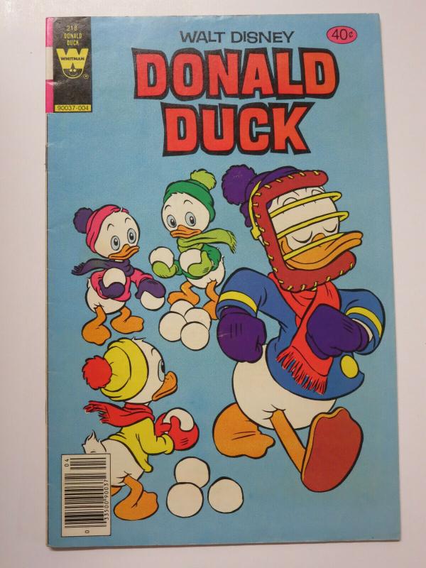 Donald Duck (Whitman 1979) #218 VG+ Disney Comics Book