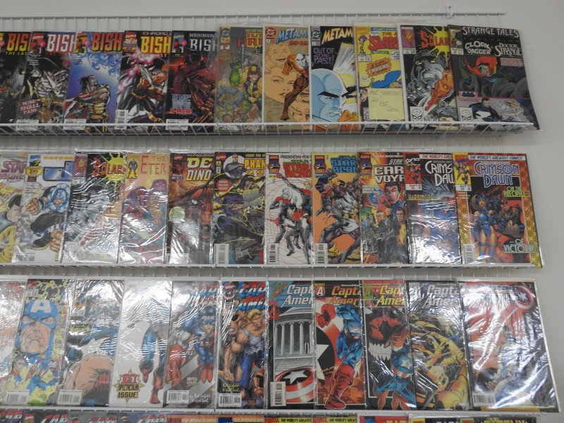 Huge Lot 150+ Comics W/ Captain America,  Bishop, Rogue+ Avg VF Condition!!