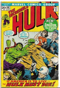 The Incredible Hulk #147 (1972) VG-