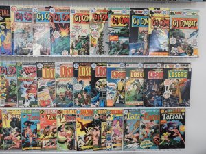 Huge Lot 180 Mostly Bronze Comics W/ Action Comics, G. I. Combat, +More! Avg FN!