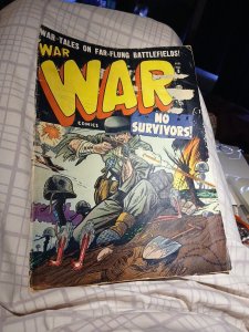 WAR Comics #8 Atlas 1952 Golden Age Russ Heath Art  Korean Pre-code Book