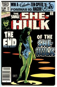 Savage She-Hulk #25 Last issue-Marvel NEWSSTAND 1981 NM-