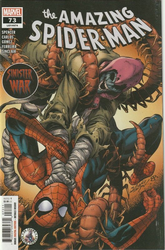 Amazing Spider-Man Vol 5 # 73 Cover A NM Marvel [A7]