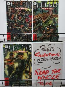 ALIENS SURVIVAL 1-3  Vance & Davis complete story