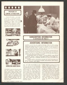 Those Enduring Matinee Idols #1 10/1969-Movie serial fanzine-Film images-arti...
