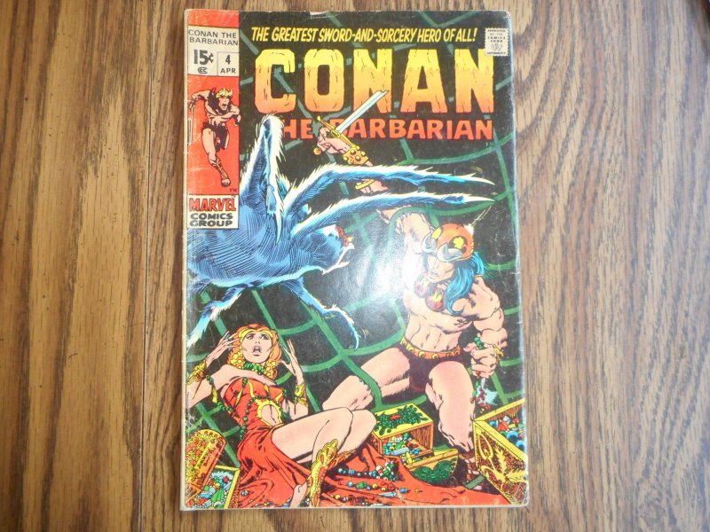 Conan # 4  Classis Barry Windsor-Smith Cover & Art WOW!!!!