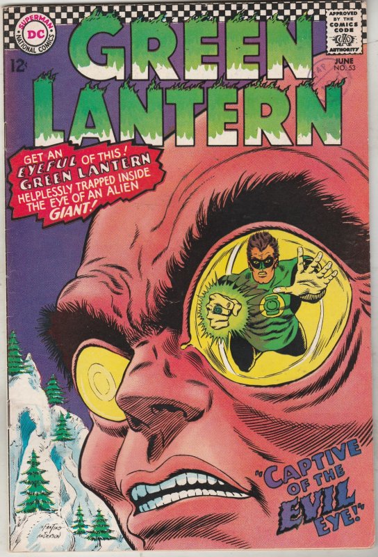 Green Lantern #53 (1967) 1st Evil Eye! High-grade key! VF/NM Utah CERT Wow!