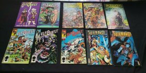 ELFQUEST/TELLOS 10PC (FN/VF) KINGS OF THE BROKEN WHEEL AND MORE 1985-94