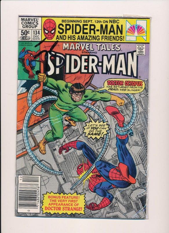 MARVEL TALES SPIDER-MAN #134 1981  VERY GOOD/FINE  (SRU604)