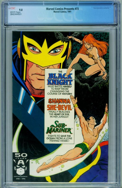 Marvel Comics Presents #73 CGC 9.8-1991-Weapon X-comic book 3842444001