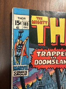 Thor #183 GD/VG John Buscema Cover (Marvel 1970)