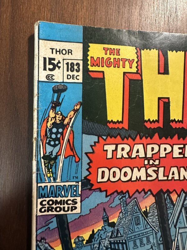 Thor #183 GD/VG John Buscema Cover (Marvel 1970)