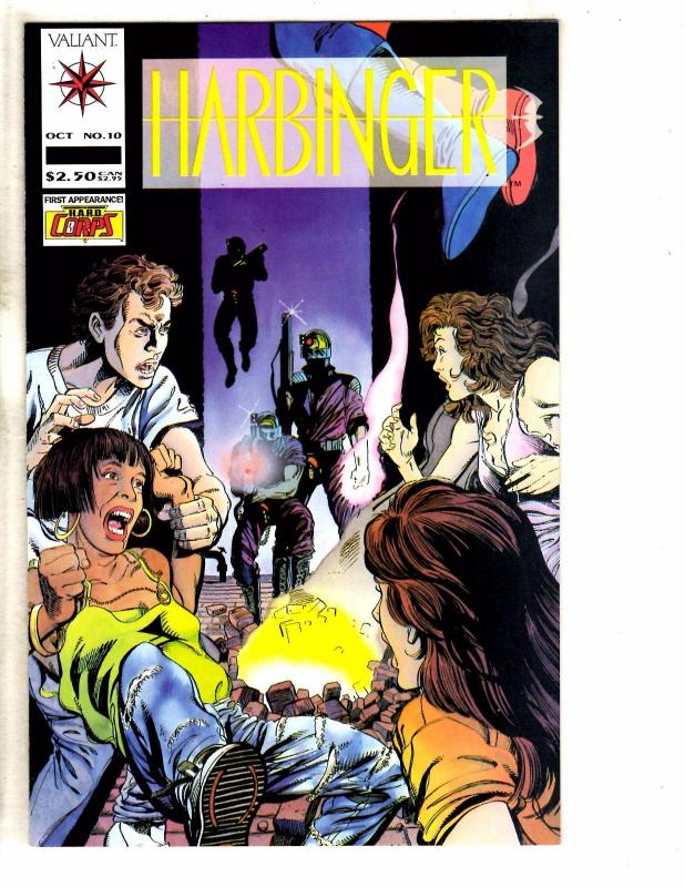 Harbinger #10 VF-NM Range Valiant Comic Book 1st Hard Corps Appearance 1992 J256