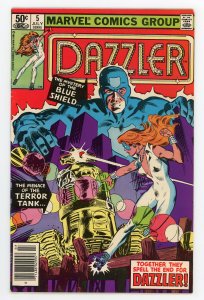 Dazzler #5 Tom DeFalco 1st Blue Shield Newsstand VF+