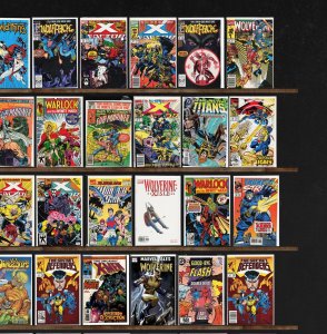 Huge Lot 150+ Comics with X-Factor, Wolverine, Thunderstrike, Wolfpack & More!