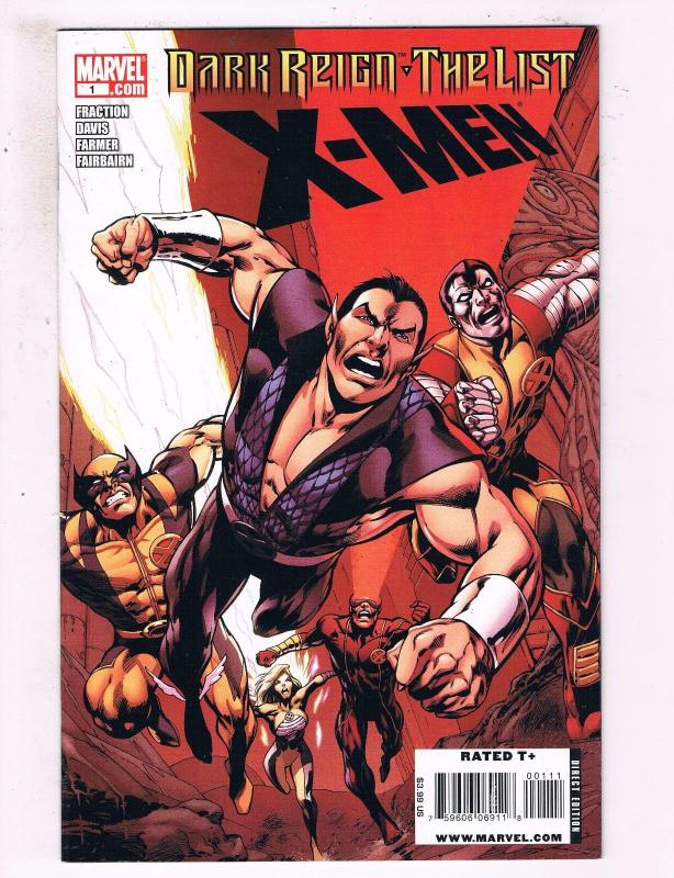 X-Men #1 VF Marvel Comics Dark Reign The List Comic Book Fraction DE15