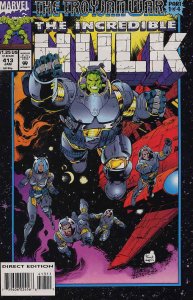 Incredible Hulk, The #413 FN; Marvel | Troyjan War 1 - we combine shipping 