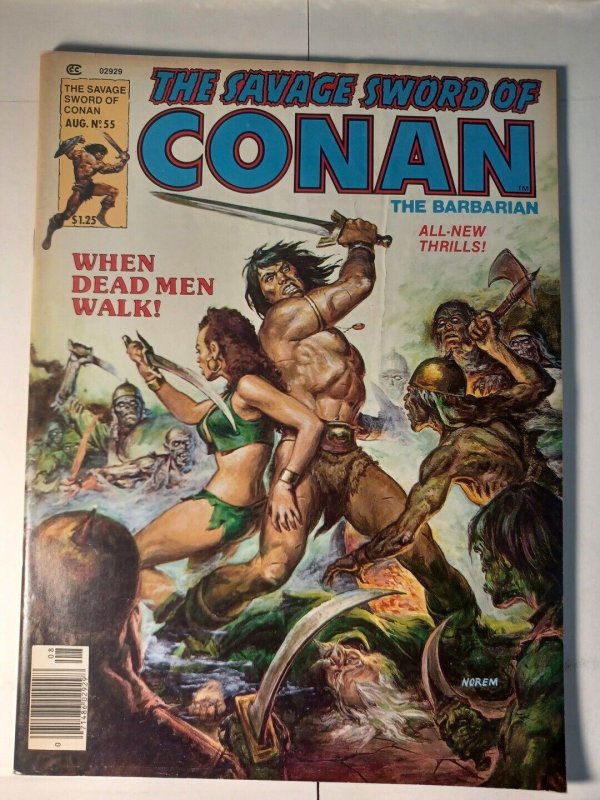 Savage Sword of Conan #55 FN Marvel Comics c268