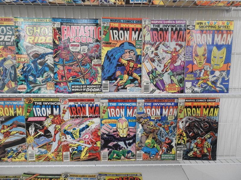 Lot of 51 Low Grade Comics W/ Iron Man, Hulk, Fantastic Four, +More! see desc