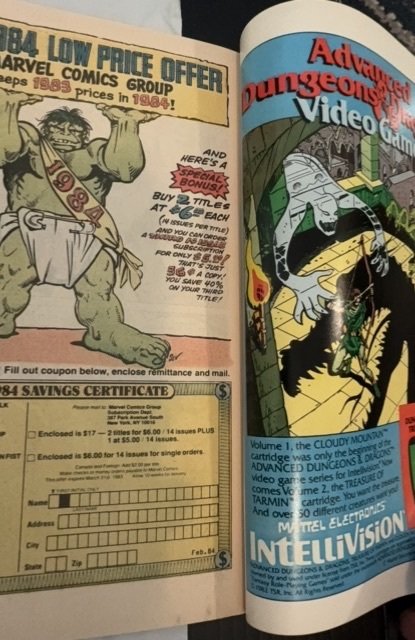 Marvel Super Heroes Secret Wars issues #2 & #5 (1984)