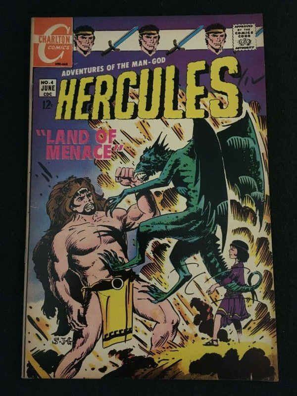 HERCULES(Charlton) #4 VG+/F- Condition