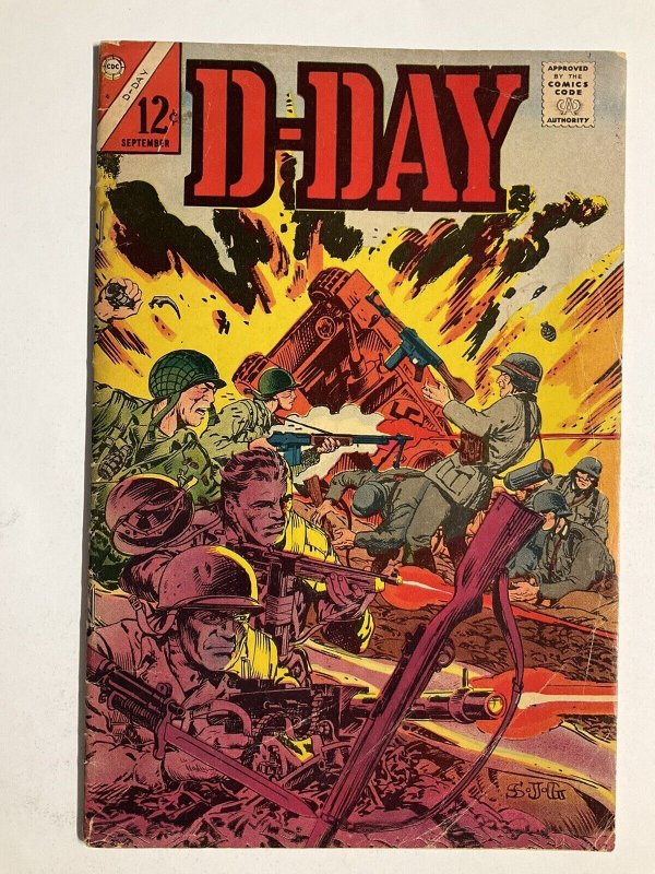 D-DAY 4 FN- FINE- 5.5 CHARLTON COMICS