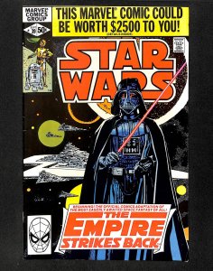 Star Wars #39 Vader Empire Strikes Back! 1st Cameo Rogue Squadron!