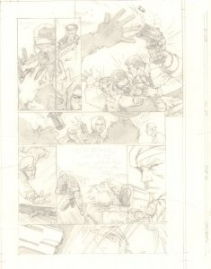 G.I. Joe #29 p.13 - Action - Signed art by Javier Saltares
