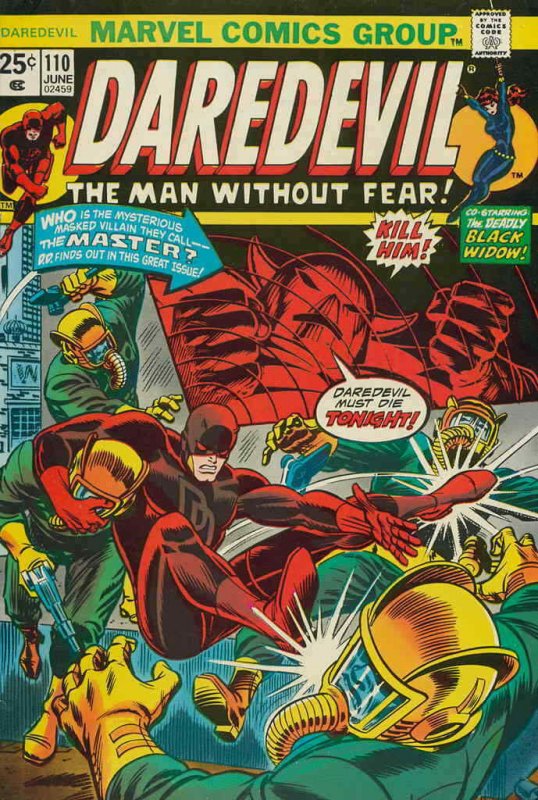 Daredevil #110 VG; Marvel | low grade - Black Widow - Steve Gerber - we combine