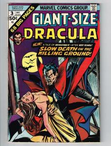 Giant Size Dracula # 3 VF Marvel Comic Book Canning PEDIGREE Collection D16