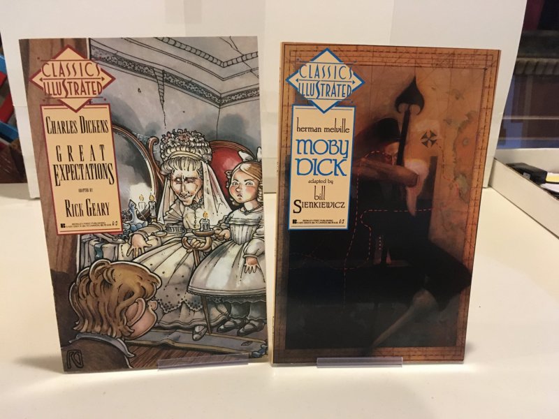 Classics Illustrated Set of 10 1990 First Comics Adaptions Prestige Format