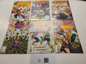 6 Marvel Comics Books Web of Spider-Man #93 95 96 98 108 109 65 SM4