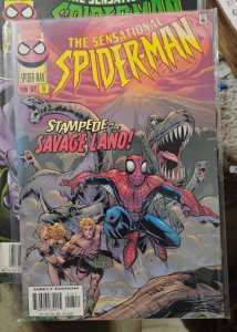 SENSATIONAL SPIDER-MAN   # 13  1997  Marvel disney  KA-ZAR SAVAGE LAND