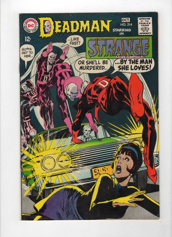 Strange Adventures #214 (Sep-Oct 1968, DC) - Fine/Very Fine 