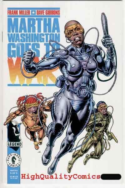 MARTHA WASHINGTON GOES TO WAR #5, NM+, Frank Miller, Guns, 1994, Kingdom Come