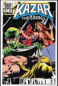 Ka-Zar the Savage #21 (1982) Ka-Zar