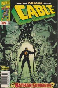 Cable #64 (Newsstand) VF/NM ; Marvel | Joe Casey Origin Issue