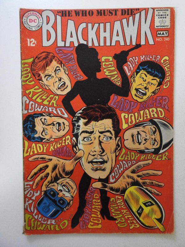 Blackhawk #240 (1968) VG- Condition!